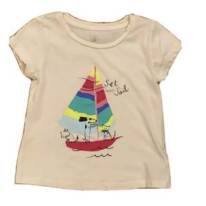 🌻3/$10🌻Baby Gap Girls 3T Sail Away Tee